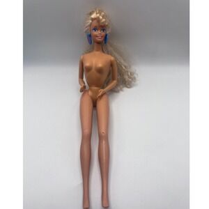 Mattel Barbie All Stars Aerobic Star Barbie Model 9099 Earrings Ring Nude 1989